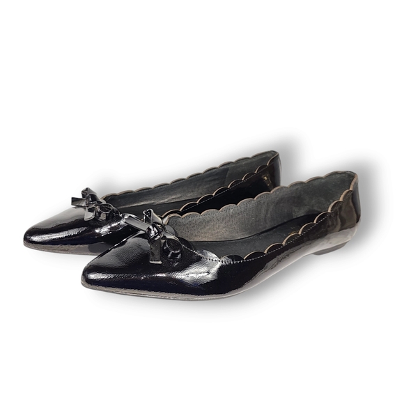 NWOB! Kate Spade Emma Black Patent Leather Flats Shoes 8 NEW WITHOUT BOX! - Picture 8 of 10